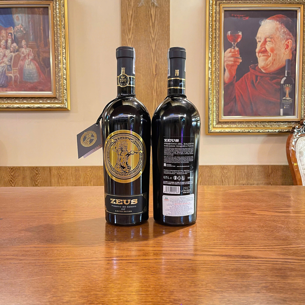 Rượu Vang Zeus Primitivo Del Salento 4 Rượu Vang Zeus Primitivo Del Salento