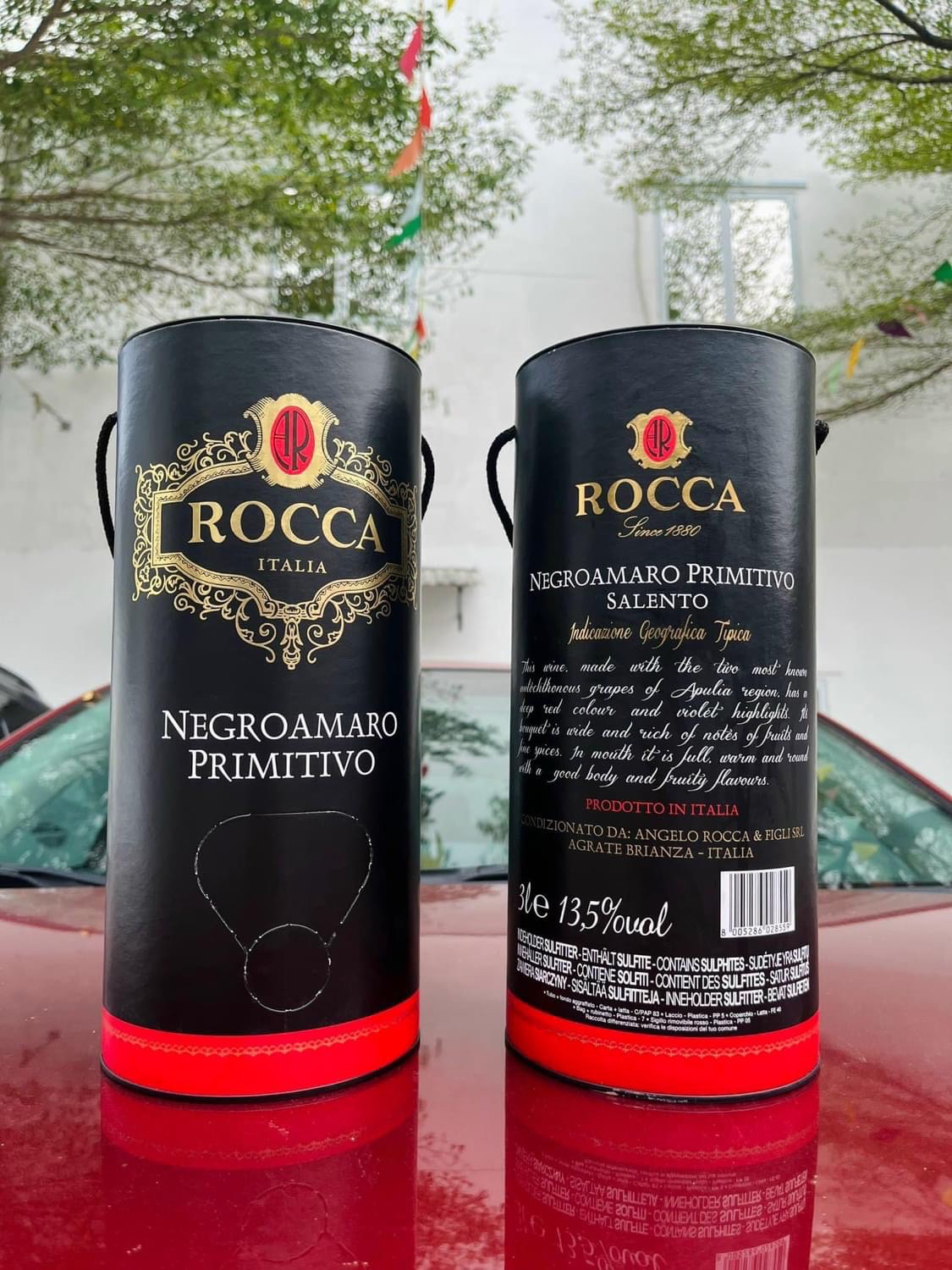 Rượu Vang Bịch Rocca Negroamaro Primitivo 3L 1 Rượu Vang Bịch Rocca Negroamaro Primitivo 3L