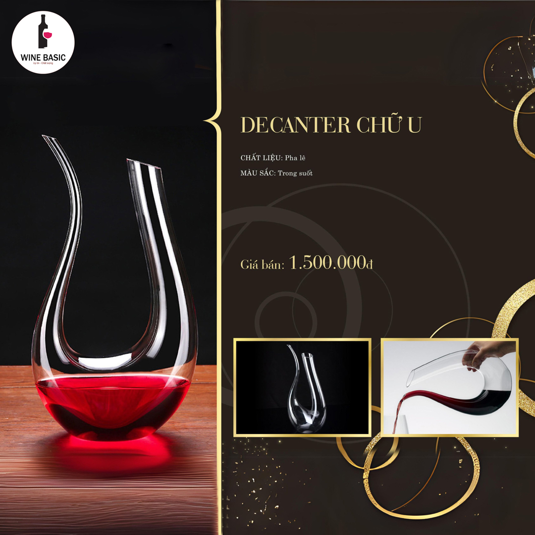 Decanter Chữ U