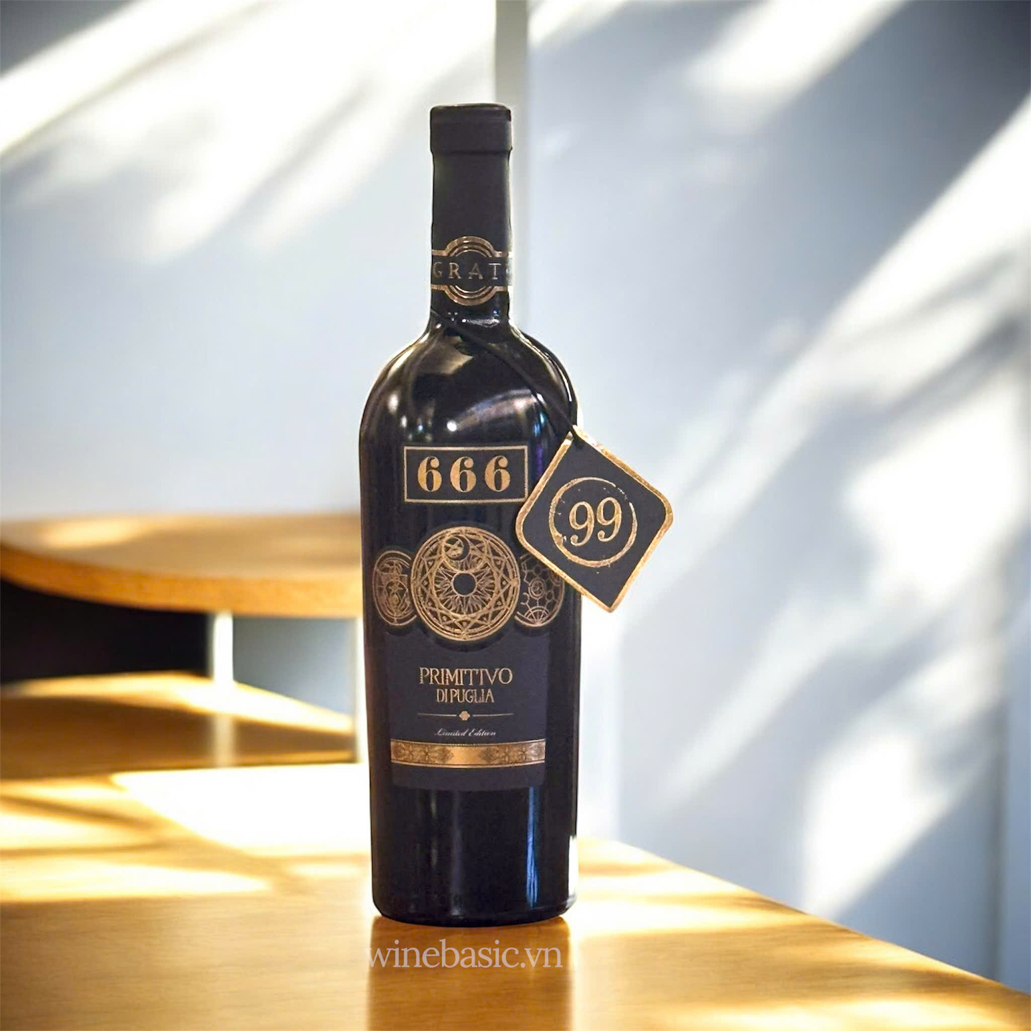 Rượu Vang 666 Primitivo Di Puglia Limited Edition 1 Rượu Vang 666 Primitivo Di Puglia Limited Edition nồng độ 18.5% của nhà Grati