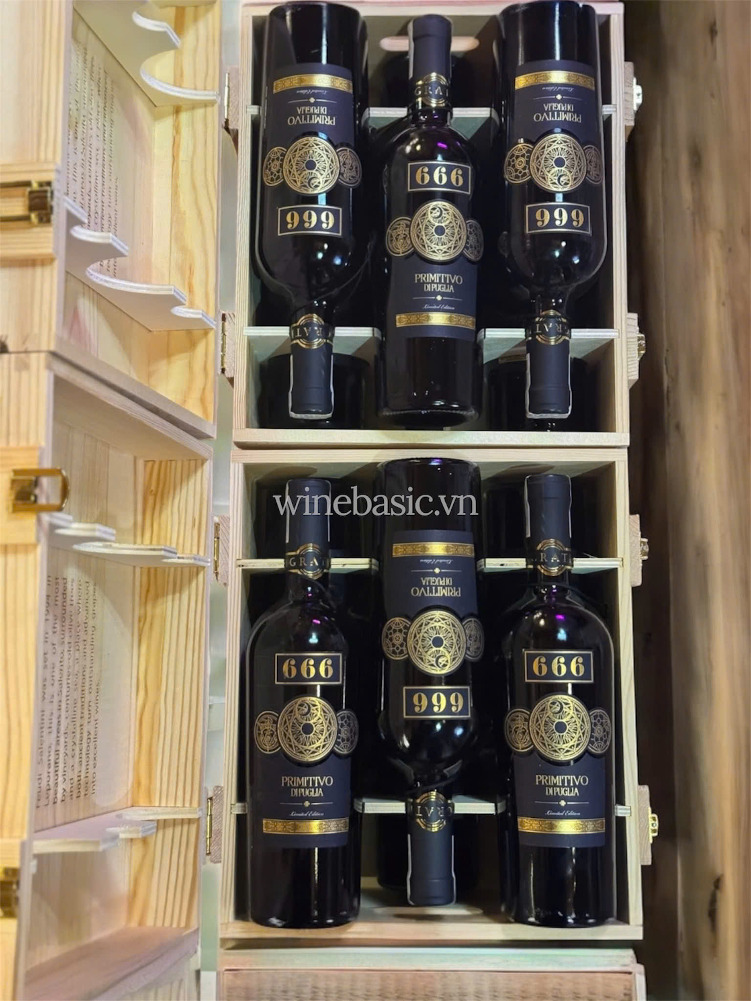 Rượu Vang 666 Primitivo Di Puglia Limited Edition 3 Rượu Vang 666 Primitivo Di Puglia Limited Edition