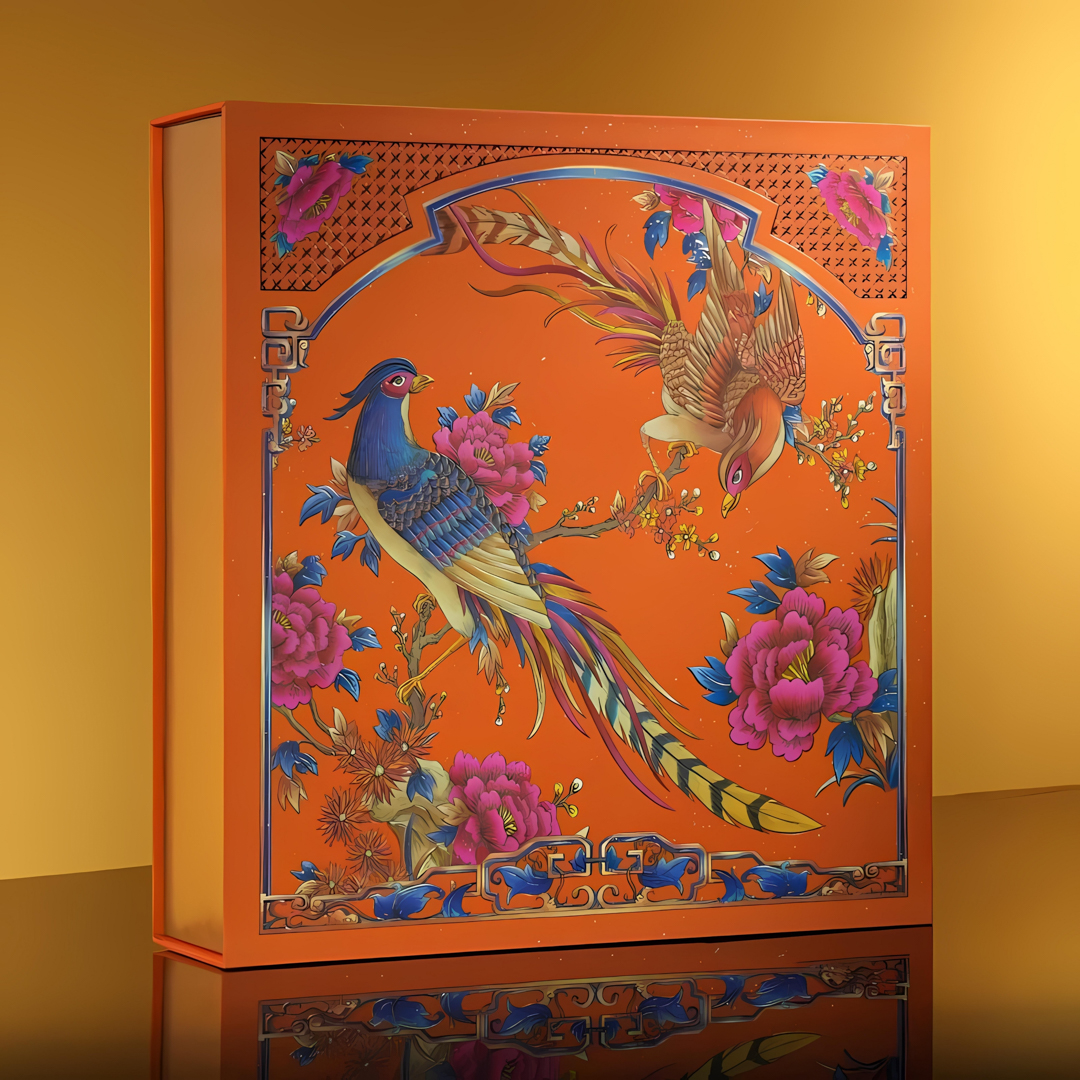 Hộp Quà Cát Tường-Vindoro Negroamaro 1 Hộp Quà Cát Tường Màu Cam