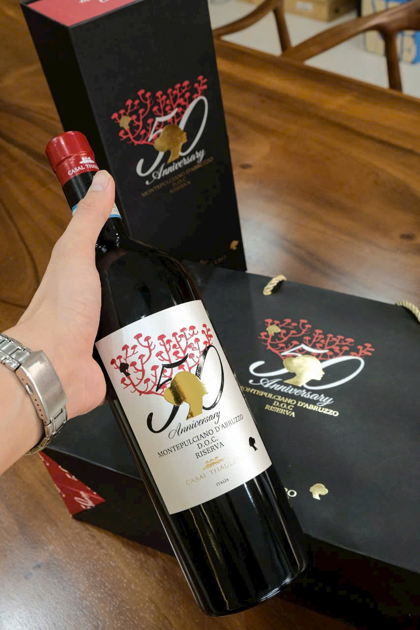 Rượu Vang 50 Anniversary Montepulciano d'Abruzzo DOC Riserva 2 Rượu Vang 50 Anniversary Montepulciano D'Abruzzo DOC Riserva