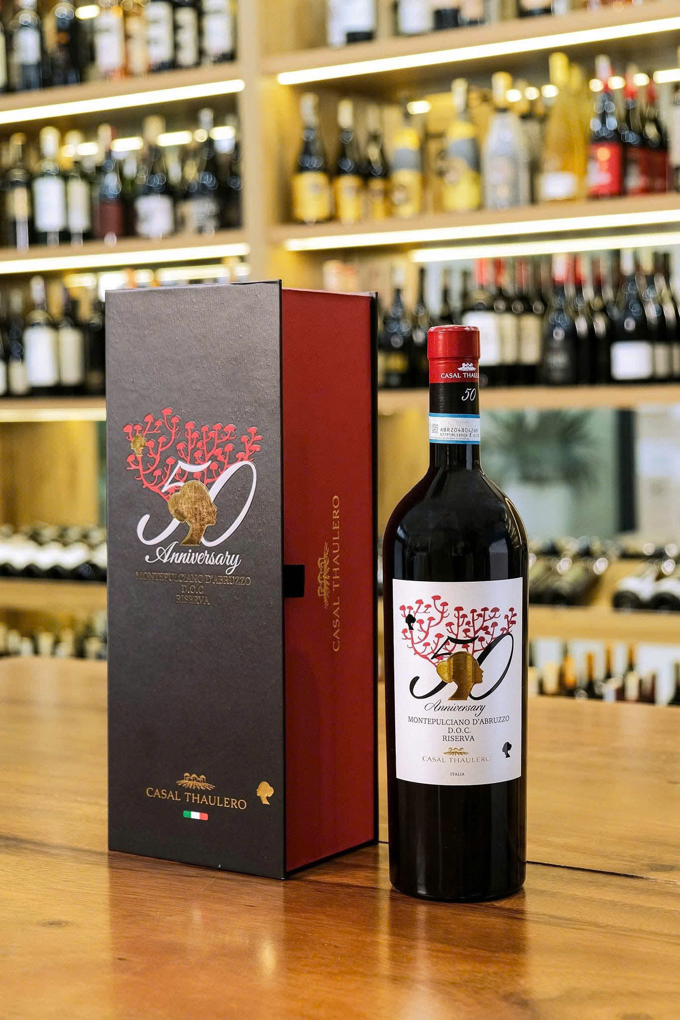 Rượu Vang 50 Anniversary Montepulciano d'Abruzzo DOC Riserva 1 Rượu Vang 50 Anniversary Montepulciano D'Abruzzo DOC Riserva