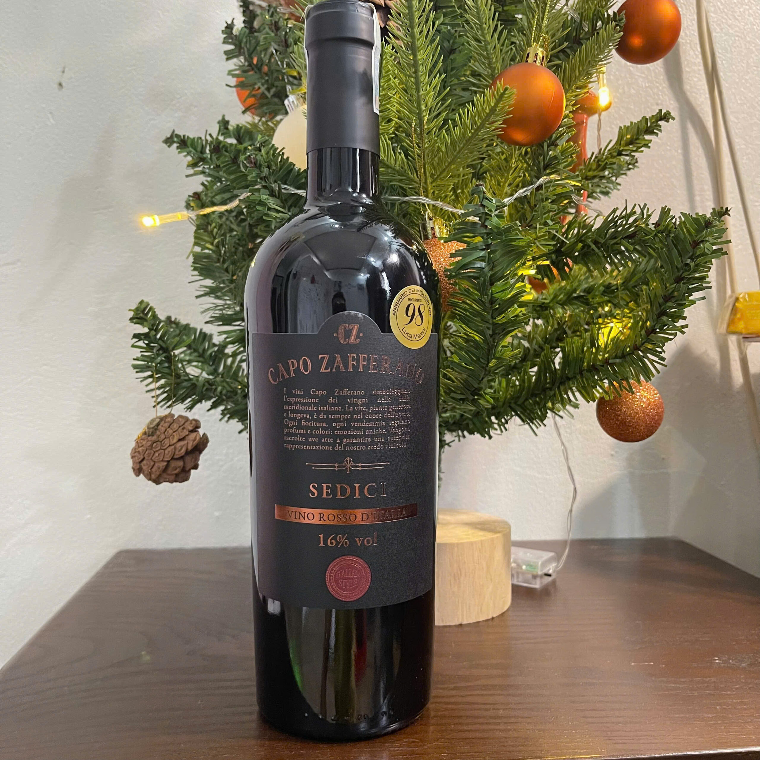 Rượu Vang Capo Zafferano Sedici Rosso 3 Rượu Vang Capo Zafferano Sedici Rosso