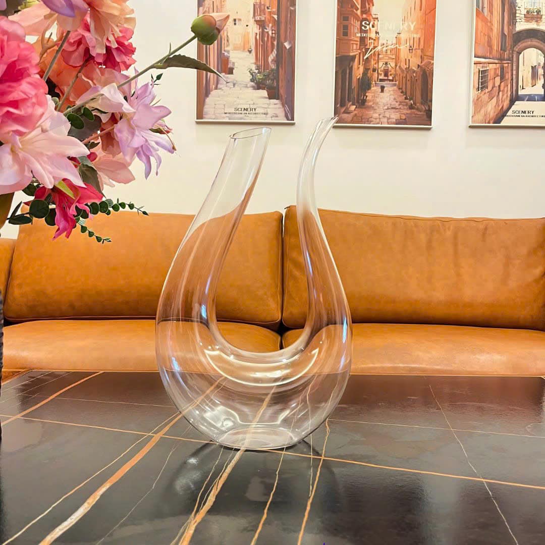 KHUYẾN MÃI MUA RƯỢU VANG CHILE, TẶNG LY PHA LÊ & DECANTER CAO CẤP! 7 qua tang decanter thien nga