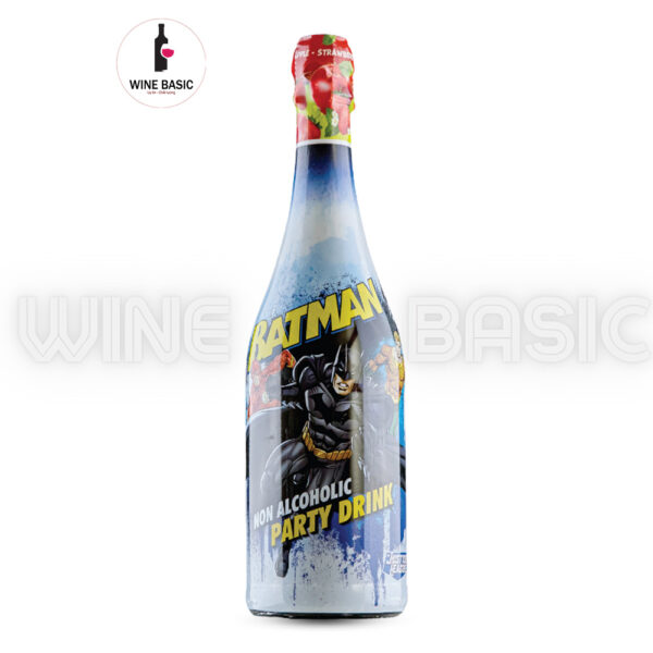 Rượu Vang Nổ Không Cồn Batman Apple Strawberry