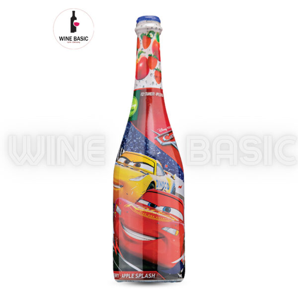 Rượu Vang Nổ Không Cồn Disney Pixar Cars Fizzy Strawberry Apple Splash