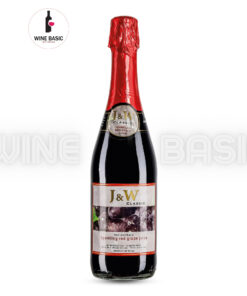 Rượu Vang Nổ Không Cồn J&W 100% Juice Red Grape