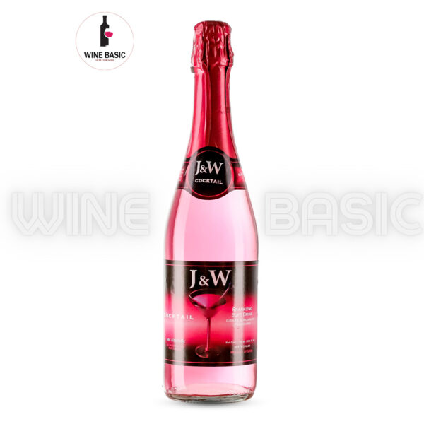 Rượu Vang Nổ Không Cồn J&W Cocktail Pink