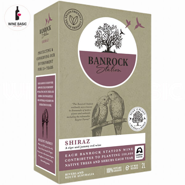 Rượu Vang Bịch Banrock Station Shiraz 2L