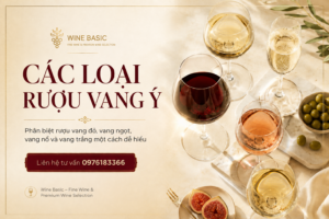 các loại rượu vang ý