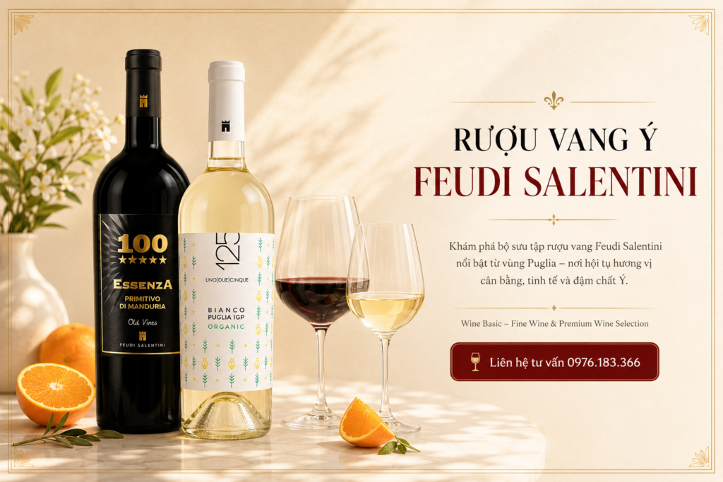Feudi Salentini — Thương Hiệu Rượu Vang Ý Có Đáng Mua Không? 6 Feudi Salentini RƯỢU VANG Ý
