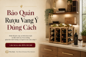 bảo quản rượu vang ý