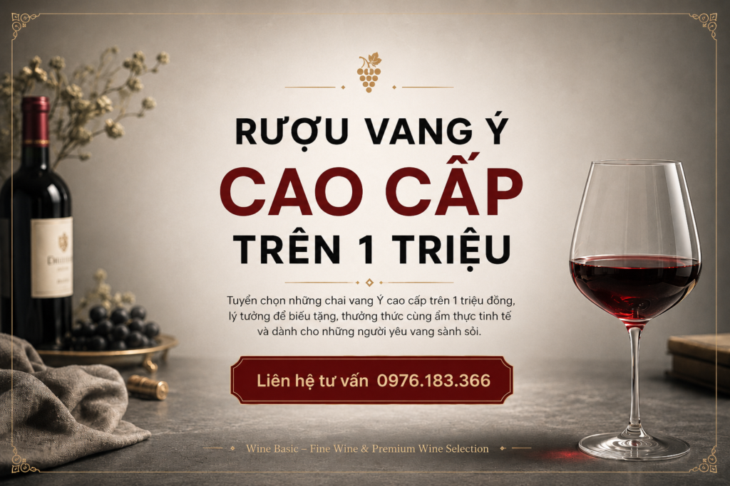 rượu vang ý cao cấp