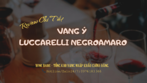rượu vang ý luccarelli negroamaro