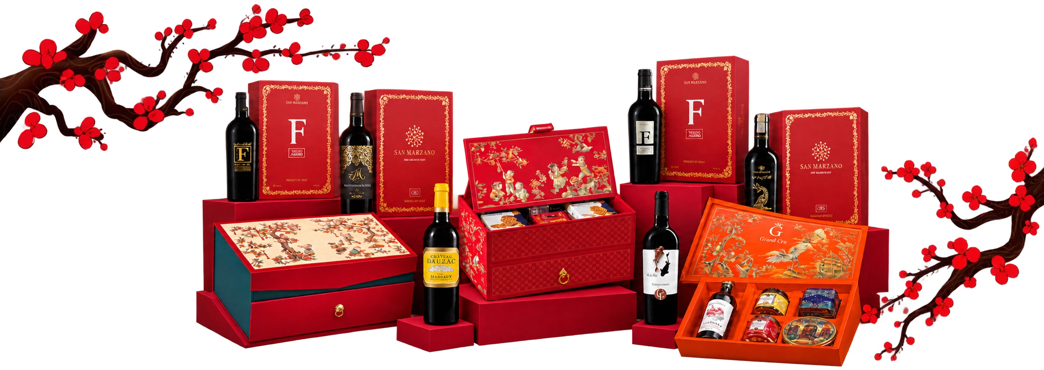 Bộ sưu tập hộp quà Tết rượu vang 2027 – Winebasic.vn