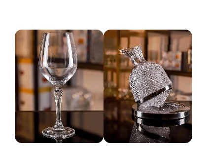 Ly vang và decanter