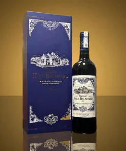 Hộp 1 Chai Rượu Vang Château Haut Balastard