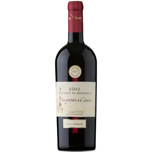 Bộ sưu tập rượu vang và rượu mạnh 24 Rượu Vang 1502 Da Vinci in Romagna Uve Portate A Cesena – 750ml – Ý