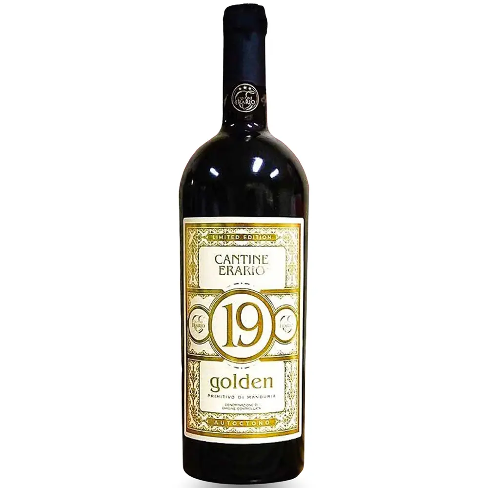 Rượu Vang 19 Golden Primitivo Di Manduria 1 Rượu Vang 19 Golden Primitivo Di Manduria – 750ml – Ý