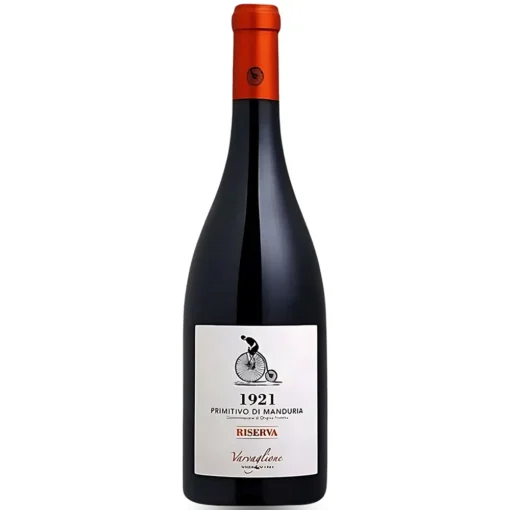 Bộ sưu tập rượu vang và rượu mạnh 24 Rượu Vang 1921 Primitivo Di Manduria Riserva – 750ml – Ý