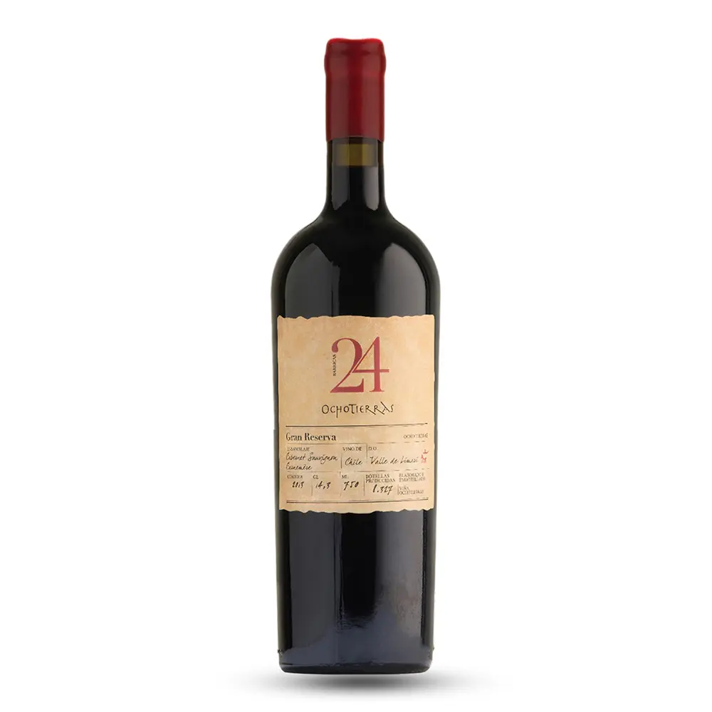 Rượu Vang 24 Ochotierras Gran Reserva 1 Rượu Vang 24 Ochotierras Gran Reserva – 750ml – Chile