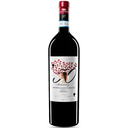 Bộ sưu tập rượu vang và rượu mạnh 20 Rượu Vang 50 Anniversary Montepulciano d'Abruzzo DOC Riserva – 750ml – Ý