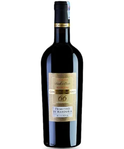 Rượu Vang 66 Paolo e Carlo Primitivo Di Manduria Riserva – 750ml – Ý