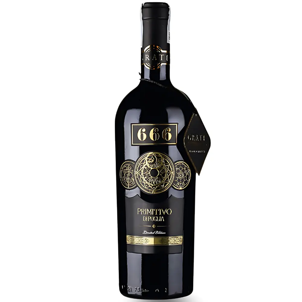 Rượu Vang 666 Primitivo Di Puglia Limited Edition 1 Rượu Vang 666 Primitivo Di Puglia Limited Edition – 750ml – Ý