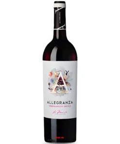 Rượu Vang Allegranza Temparanillo Shiraz – 750ml – Tây Ban Nha
