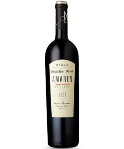 Rượu Vang Amaren 60 Tempranillo Reserva – 750ml – Tây Ban Nha