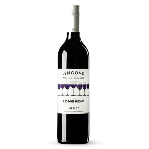 Bộ sưu tập rượu vang và rượu mạnh 20 Rượu Vang Angove Long Row Merlot – 750ml – Úc