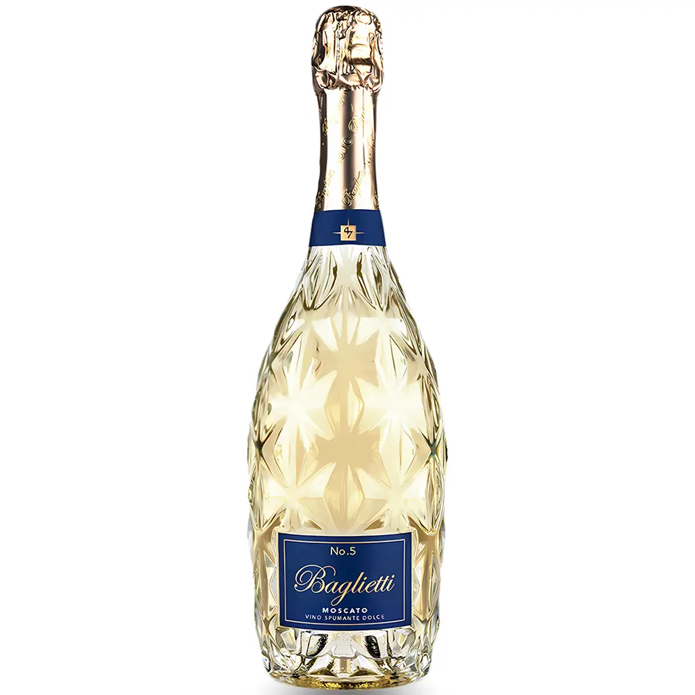Rượu Vang Nổ Baglietti Moscato No.5 Sparkling 1 Rượu Vang Baglietti Moscato No.5 Sparkling – 750ml – Ý