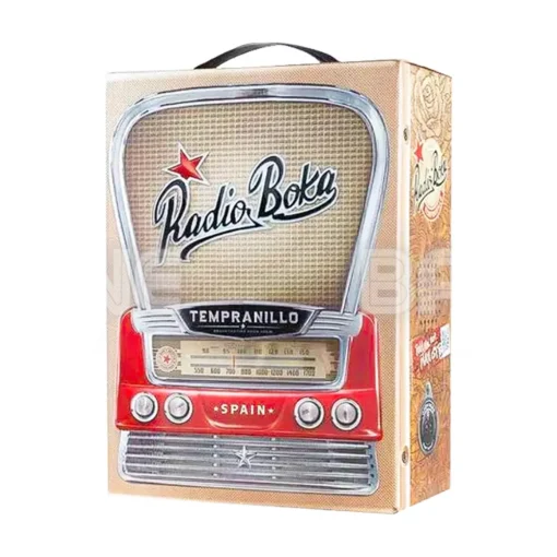Bộ sưu tập rượu vang và rượu mạnh 17 Rượu Vang Bịch Radio Boka Tempranillo – 3000ml – Tây Ban Nha