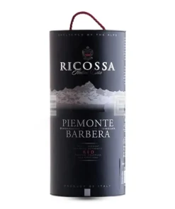 Rượu Vang Bịch Ricossa Piemonte Barbera 3L – 3000ml – Ý