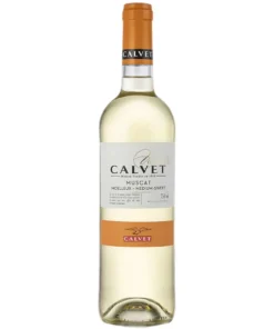 Rượu Vang Calvet Varietals Muscat Moelleux Medium Sweet – 750ml – Pháp