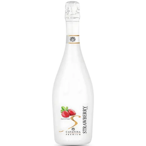 Bộ sưu tập rượu vang và rượu mạnh 21 Rượu Vang Cavatina Strawberry – 750ml – Ý