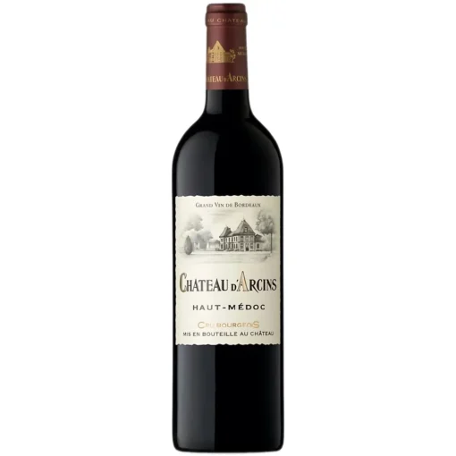Bộ sưu tập rượu vang và rượu mạnh 26 Rượu Vang Chateau d'Arcins Haut-Medoc Cru Bourgeois – 750ml – Pháp
