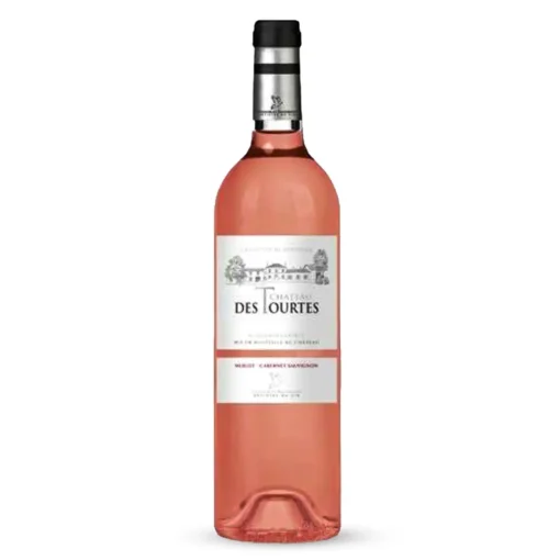 Bộ sưu tập rượu vang và rượu mạnh 18 Rượu Vang Chateau Des Tourtes Cuvee Classique Rose – 750ml – Pháp