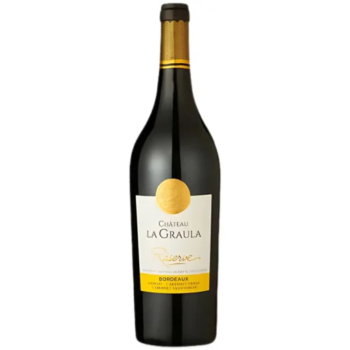 Bộ sưu tập rượu vang và rượu mạnh 22 Rượu Vang Chateau La Graula Reserve – 750ml – Pháp