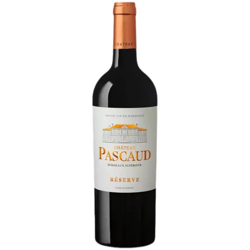 Bộ sưu tập rượu vang và rượu mạnh 23 Rượu Vang Château Pascaud Reserve – 750ml – Pháp