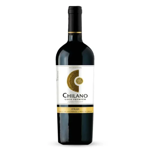 Bộ sưu tập rượu vang và rượu mạnh 17 Rượu Vang Chilano Gold Premium Syrah – 750ml – Chile