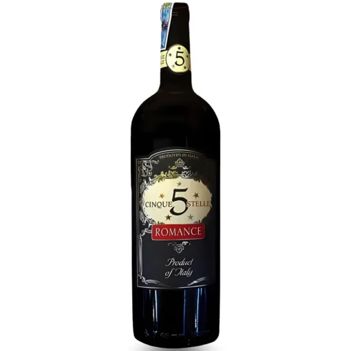 Rượu Vang Cinque 5 Stelle Romance – 750ml – Ý