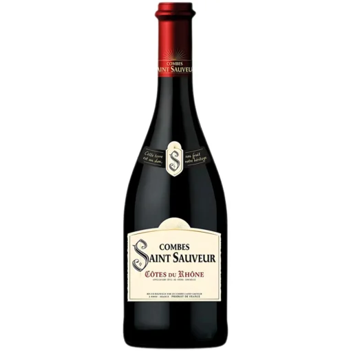 Bộ sưu tập rượu vang và rượu mạnh 25 Rượu Vang Combes Saint Sauveur Côtes du Rhône – 750ml – Pháp