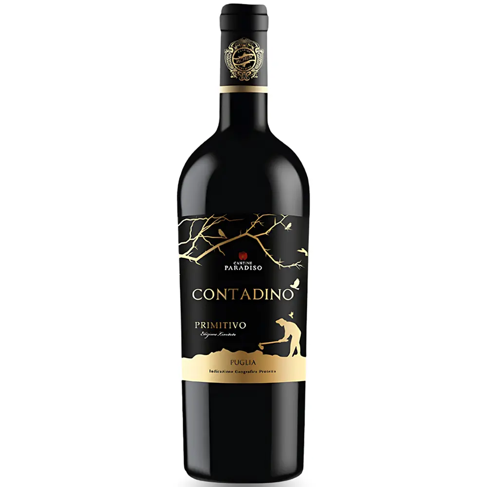 Rượu Vang Contadino Primitivo Paradiso 1 Rượu Vang Contadino Primitivo Paradiso – 750ml – Ý