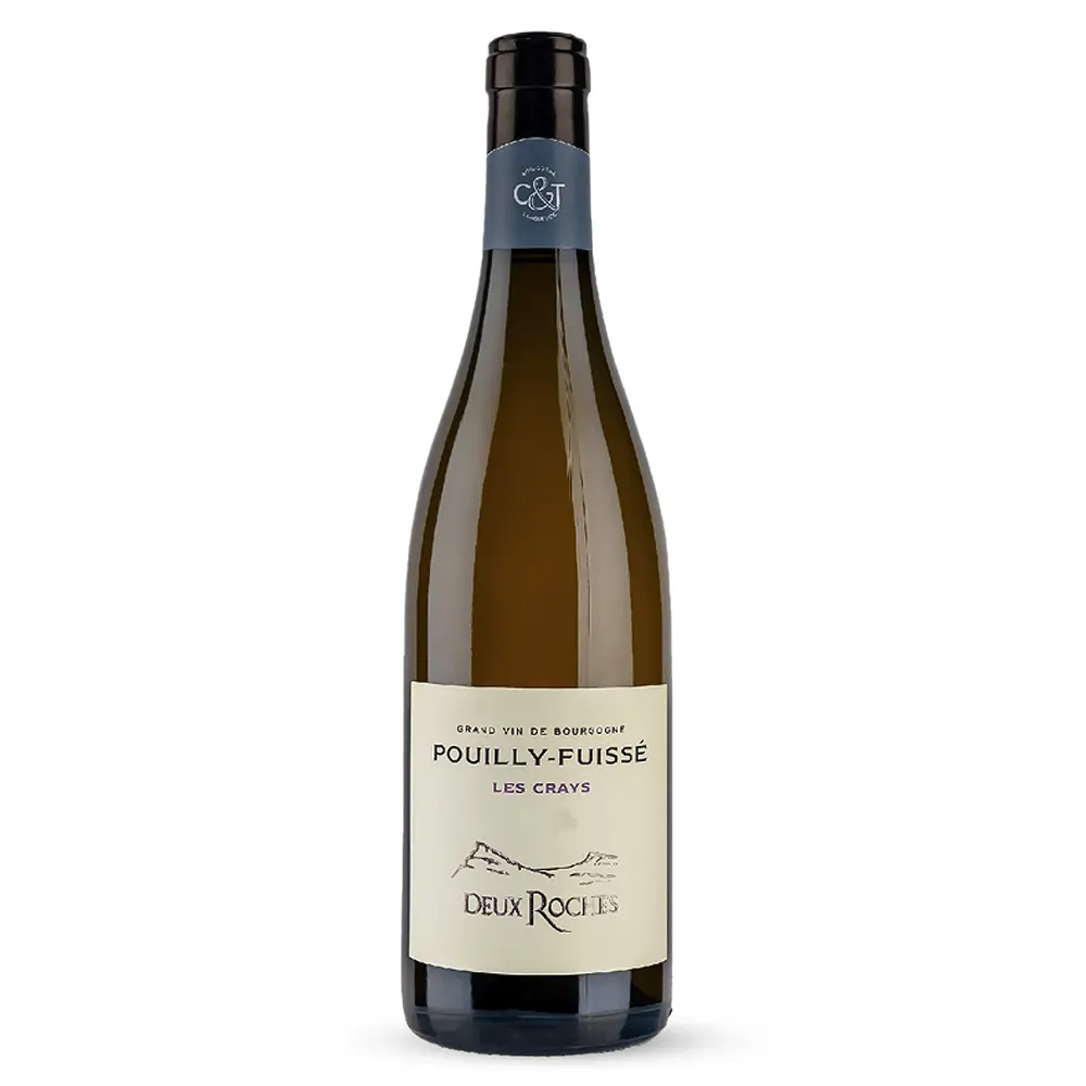 Rượu Vang Deux Roches Pouilly-Fuisse Les Crays 1 Rượu Vang Deux Roches Pouilly-Fuisse Les Crays – 750ml – Pháp