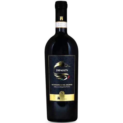 Bộ sưu tập rượu vang và rượu mạnh 15 Rượu Vang Dragon Negroamaro Del Salento – 750ml – Ý