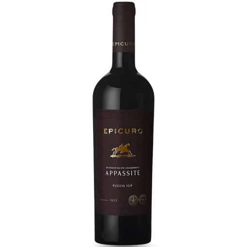 Bộ sưu tập rượu vang và rượu mạnh 17 Rượu Vang Epicuro Appassite Puglia IGP – 750ml – Ý