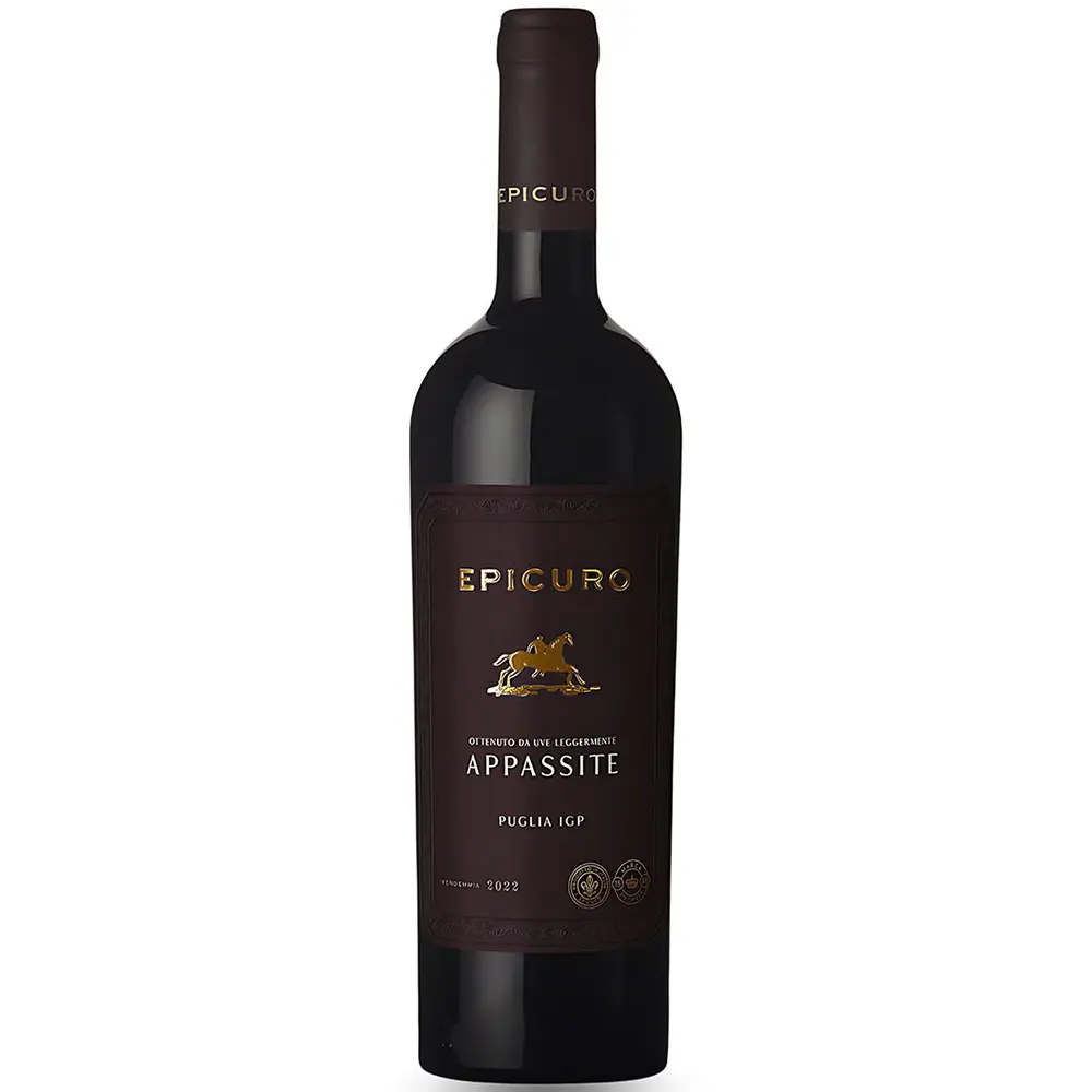 Rượu Vang Epicuro Appassite Puglia IGP 1 Rượu Vang Epicuro Appassite Puglia IGP – 750ml – Ý